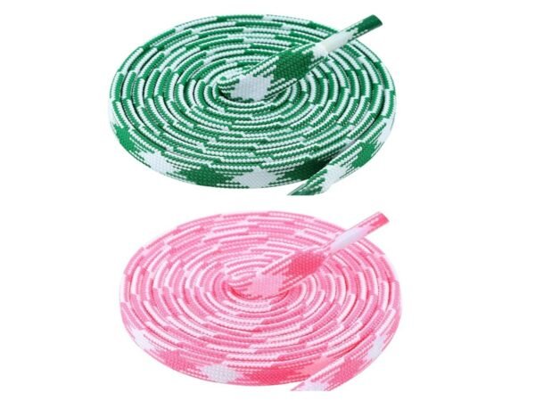Flat Twill Shoelace (2 Pair) (1 Pair Per Color)  | GYM | Sport | Running | Casual Shoelaces