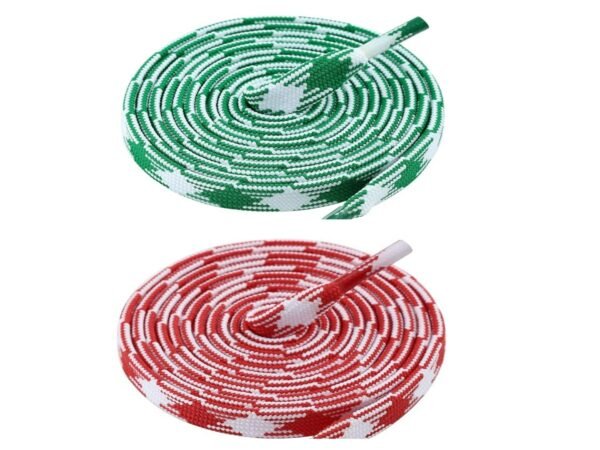 Flat Twill Shoelace (2 Pair) (1 Pair Per Color)  | GYM | Sport | Running | Casual Shoelaces