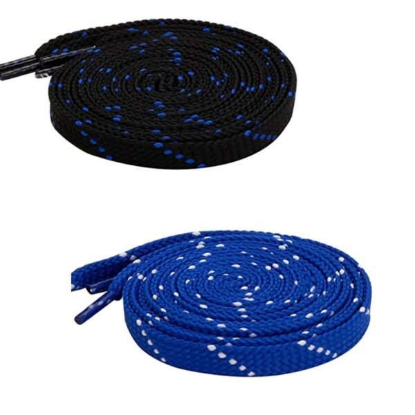 Flat Twill Shoelace (2 Pair) (1 Pair Per Color)  | GYM | Sport | Running | Casual Shoelaces
