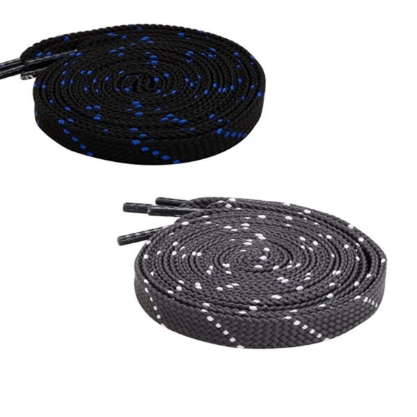 Flat Twill Shoelace (2 Pair) (1 Pair Per Color)  | GYM | Sport | Running | Casual Shoelaces
