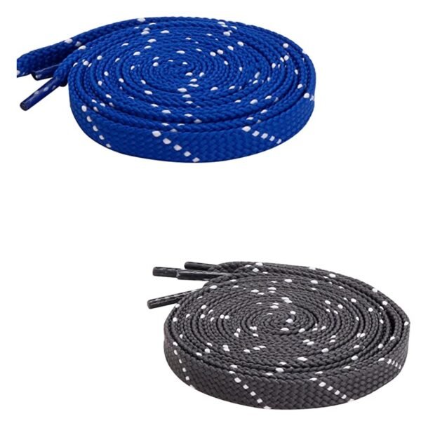 Flat Twill Shoelace (2 Pair) (1 Pair Per Color)  | GYM | Sport | Running | Casual Shoelaces