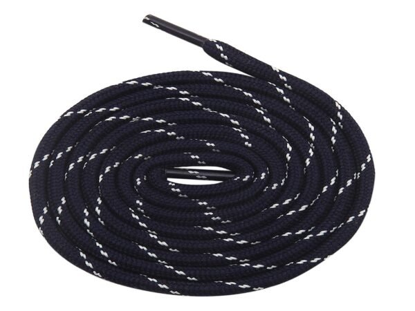 Round Navy Shoelace for Sneakers