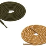 Round Olive Camel Shoelace for Sneakers
