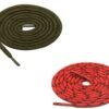 Round Olive Red Black Shoelace for Sneakers