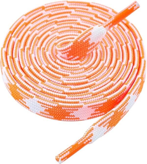 Flat Twill Shoelace (2 Pair) Unisex Shoelaces | GYM | Sport | Running | Casual Shoelaces