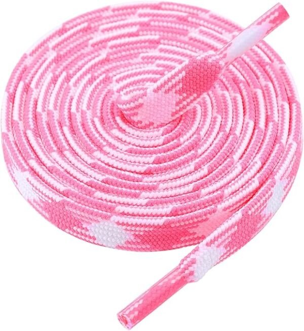Flat Twill Shoelace (2 Pair) Unisex Shoelaces | GYM | Sport | Running | Casual Shoelaces