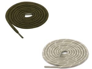 Round Olive Beige Shoelace for Sneakers