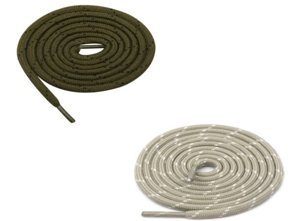 Round Olive Beige Shoelace for Sneakers