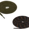 Round Olive Black Orange Shoelace for Sneakers