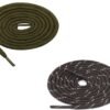 Round Olive Coffee Shoelace for Sneakers