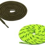 Round Olive Fluorescent Shoelace for Sneakers