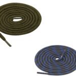 Round Olive Grey Blue Shoelace for Sneakers