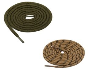 Round Olive Light Brown Shoelace for Sneakers