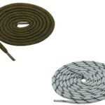 Round Olive Light Grey Shoelace for Sneakers