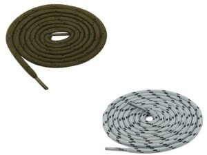 Round Olive Light Grey Shoelace for Sneakers