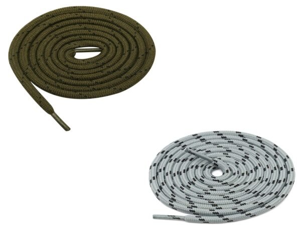 Round Olive Light Grey Shoelace for Sneakers