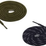 Round Olive Navy Shoelace for Sneakers