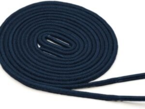 Formal Navy Round Shoelaces