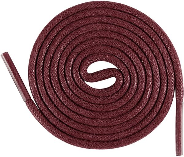 Formal Maroon Round Shoelaces