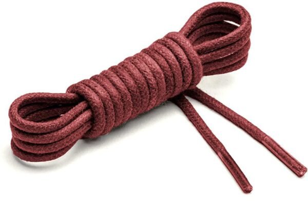 Formal Maroon Round Shoelaces