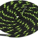 Round Black Fluorescent Shoelace for Sneakers