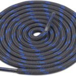 Round Grey Blue Shoelace for Sneakers