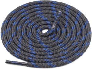 Round Grey Blue Shoelace for Sneakers
