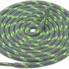 Round Grey Green Shoelace for Sneakers