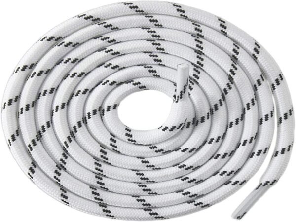 Round White Shoelace for Sneakers